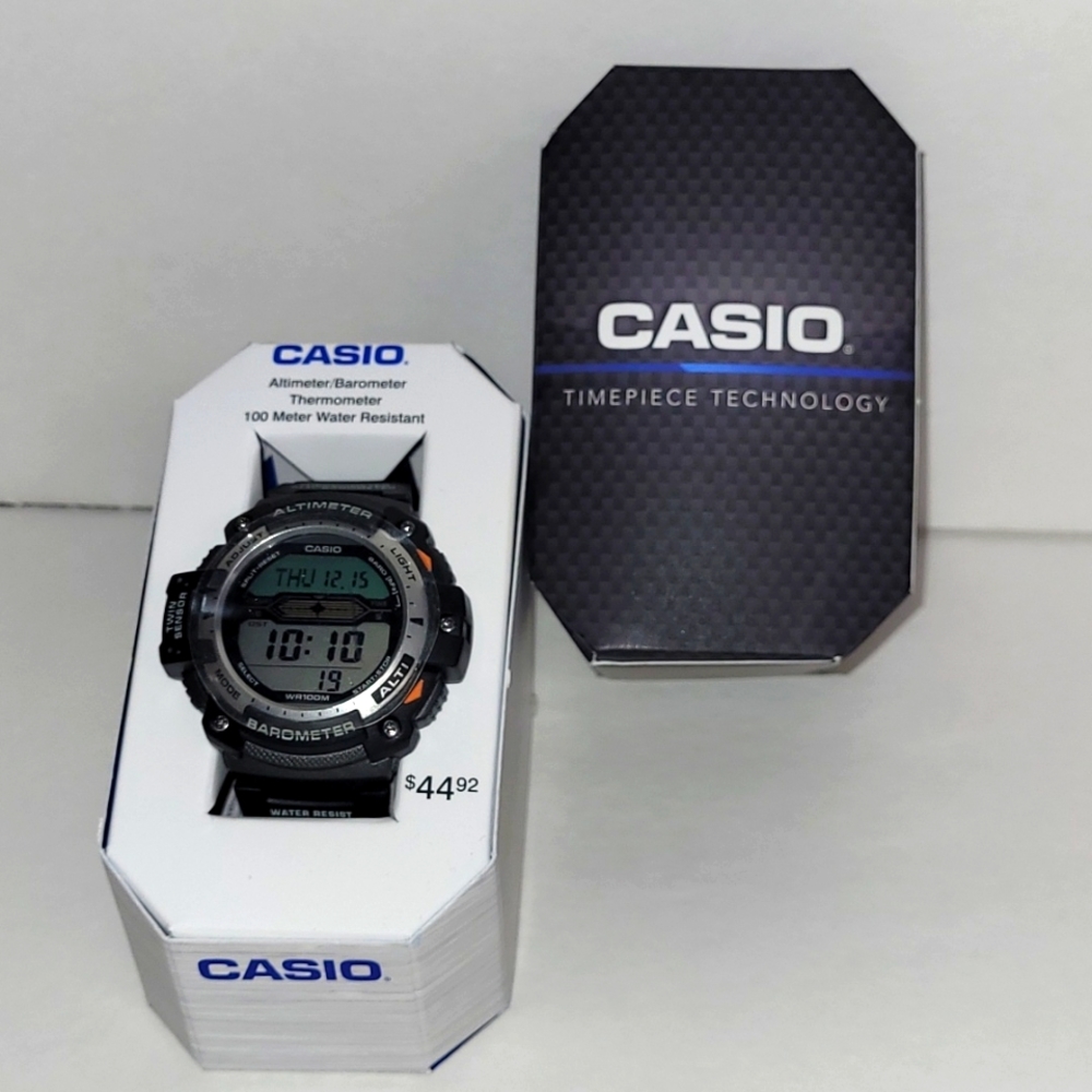 Casio SGW300 Twin Sensor Module 3202 Wrist Watch Altimeter Barometer Thermometer